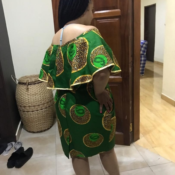 African Ankara dress hand made in Ghana - Picture 6 of 6